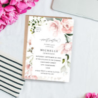 Blush Pink Bloral & Eukalyptus Sweet 16 2B