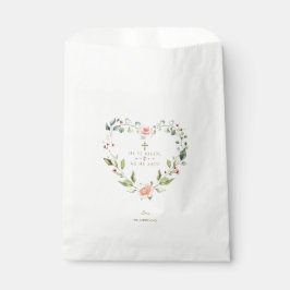 Blush Pink Blume Er ist Gold Oster Rised Geschenktütchen