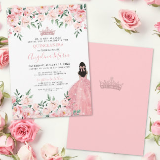 Blush Pink Blumenkohl Einladung