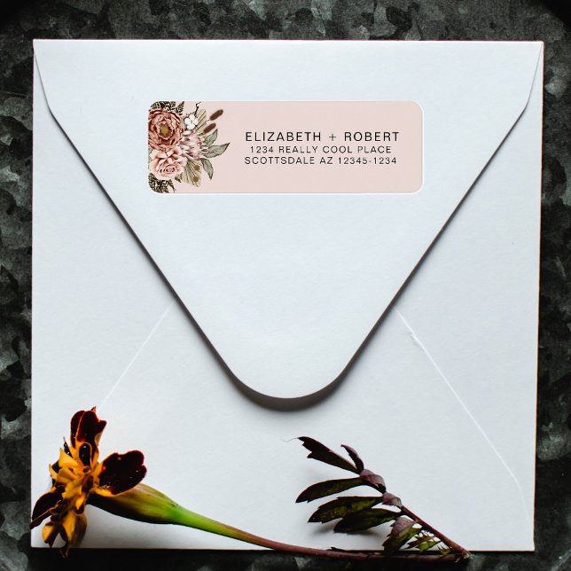 Blush Pink Boho Cottagecore Blumenzange (Von Creator hochgeladen)