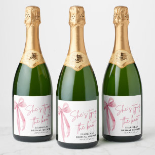 Blush Pink Bow Sie bindet das Brautparty des Knote