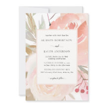 Blush Pink Cream Peach Sage Grüne Hochzeit