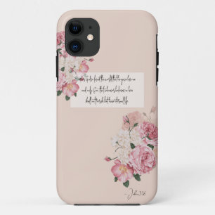 Blush Pink Der Glaube verhärtet Weisheit Case-Mate iPhone Hülle