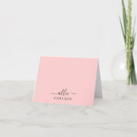 Blush Pink Dusty Pink Moderner Minimalistischer Na