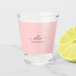 Blush Pink Dusty Pink Moderner Minimalistischer Na Schnapsglas