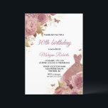 Blush Pink Dusty Rose Dress 30. Geburtstag Party Einladung<br><div class="desc">Blush Pink Dusty Rose Dress 30. Geburtstag Party Einladung Mehr elegante Blumenmotive in unserem Geschäft! Sehen Sie sich die passende Kollektion in unserem Shop an</div>