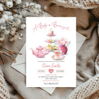 Blush Pink Ein Baby braut High Tea Baby Dusche