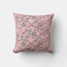 Blush Pink Elegantes, blumengeschmücktes Muster
