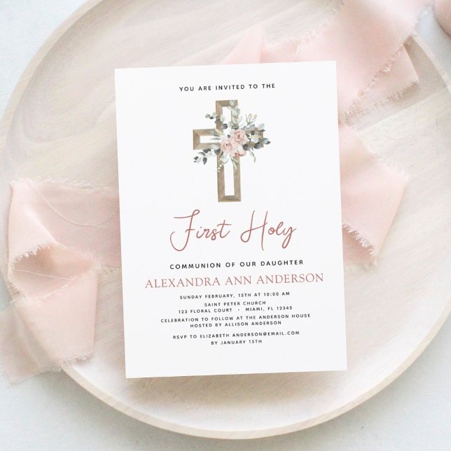 Blush Pink Erste Kommune Blumenladen (Von Creator hochgeladen)