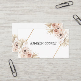 Blush Pink Feminine Visitenkarte