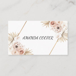 Blush Pink Feminine  Visitenkarte