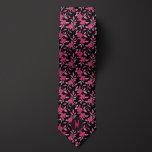 Blush Pink Floral Black Neck Tie Krawatte<br><div class="desc">Dieses Rosa mit schwarzem Blumenhahn ist perfekt für Trauzeugen,  Geschäftsleute oder alle,  die will,  eine unvergessliche Stilaussage zu machen. Machen Sie es sich selbst mit einem Monogramm,  und Karo aus unseren passenden Socken mit dem gleichen blütenrosa Blumenmuster.</div>