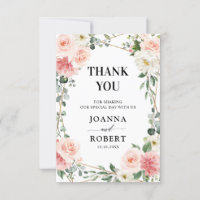Blush Pink Floral Gold Geometrische botanische Hoc