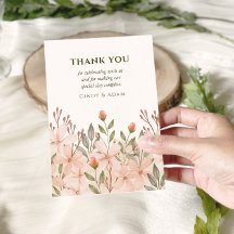 Blush Pink Floral Watercolor Hochzeit