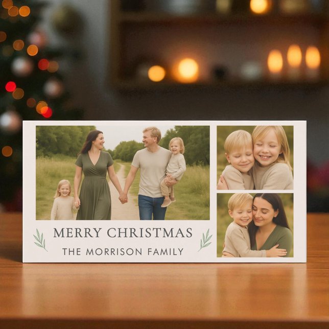 Blush Pink Frohe Weihnachten 3 Foto Botanisch (Von Creator hochgeladen)