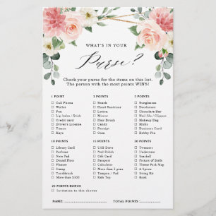 Blush Pink Geometric Brautparty Game