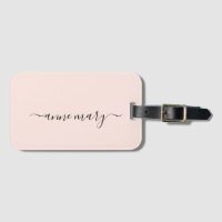 Blush Pink Girl-Individuelle Name Monogram-Geschen