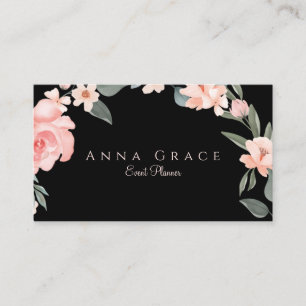 Blush Pink Girl Rose Visitenkarte