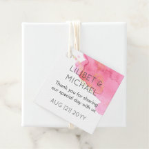 Blush Pink Gold Moderne Gastgeschenk Hochzeit Gesc