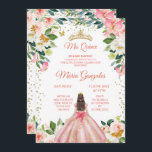 Blush Pink & Gold Schmetterling Mis Quince Einladu Einladung<br><div class="desc">Blush Pink & Gold Butterfly Mis Quince EinladungMis Quince Anos,  15. Geburtstag, </div>