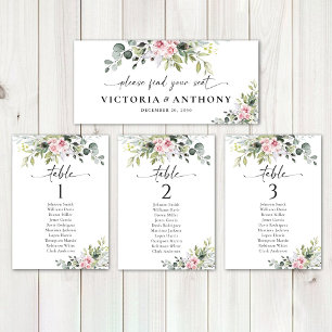 Blush Pink Greenerity Head Table Sign