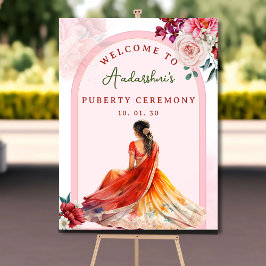 Blush Pink Halbpension Parteitag feierliche Feier Poster