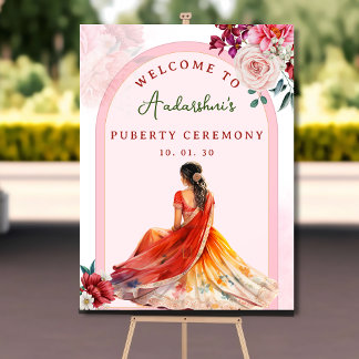Blush Pink Halbpension Parteitag feierliche Feier Poster