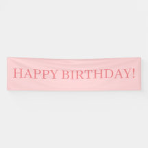 Blush Pink Happy Birthday