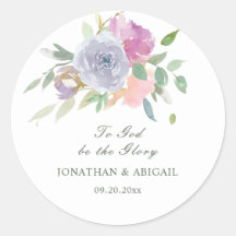 Blush Pink Lila Einfache Christliche Hochzeit mit 