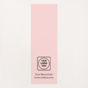 Blush Pink Logo   Benutzerdefiniertes professionel Yogamatte