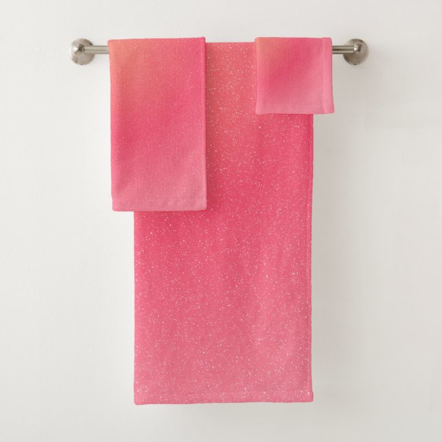 Blush Pink Luxuriöses Handtuch Set (Insitu)