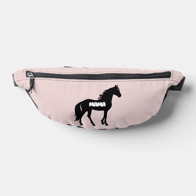 Blush Pink Mama Horse Mother's Day Gift Bauchtasche (Ablage )