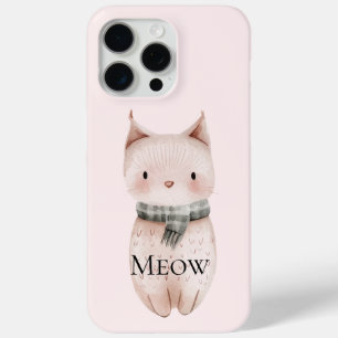 Blush Pink Meow Cat Case-Mate iPhone Hülle