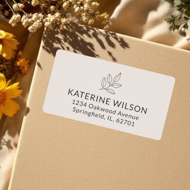 Blush Pink Minimalist Small Business Shipping (Von Creator hochgeladen)