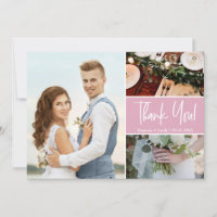 Blush Pink Moderne Foto-Collage Hochzeit