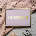 BLUSH PINK Modernes, kühl EDITABLE TEXT GOLD Foliendrucke<br><div class="desc">BLUSH PINK Moderne,  kühne,  EDITABLE TEXT GOLD Foil Prints</div>