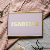 BLUSH PINK Modernes, kühl EDITABLE TEXT GOLD