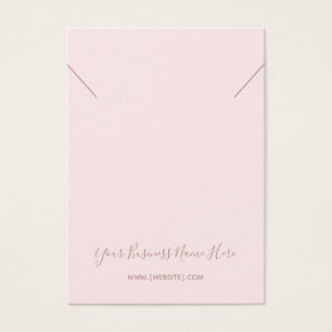 Blush Pink Necklack Pendant-Grafikkarte