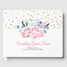 Blush Pink Peony Watercolor Bloral Wedding