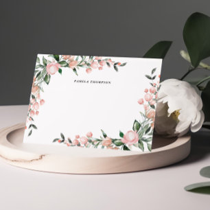 Blush Pink Personalisierte Mitteilungskarten