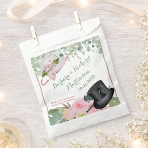 Blush Pink Romantische Blumenhochzeit Geschenktütchen