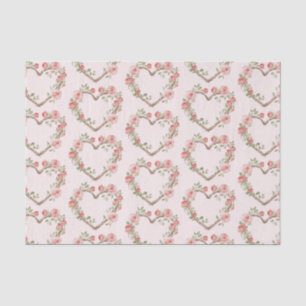 Blush Pink Romantische Rote Rose Blumenkohl Hochze Seidenpapier
