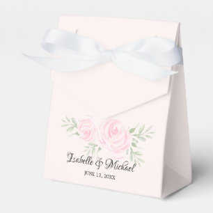 Blush Pink Rose Gastgeschenk Hochzeit Geschenkschachtel