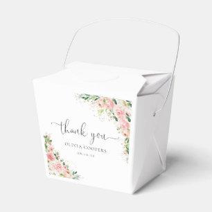 Blush Pink Rose Gold Baby Dusche Box Geschenkschachtel