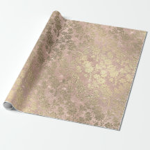 Blush Pink Rose Gold Blumenpulver Hütte Luxus