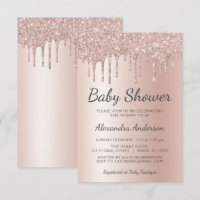 Blush Pink - Rose Gold Girl's Baby Shower