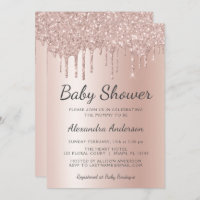 Blush Pink - Rose Gold Girl's Baby Shower