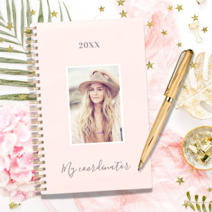Blush pink rose gold photo appointments 2022 planer