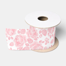 Blush Pink Rose Hochzeit Satinband