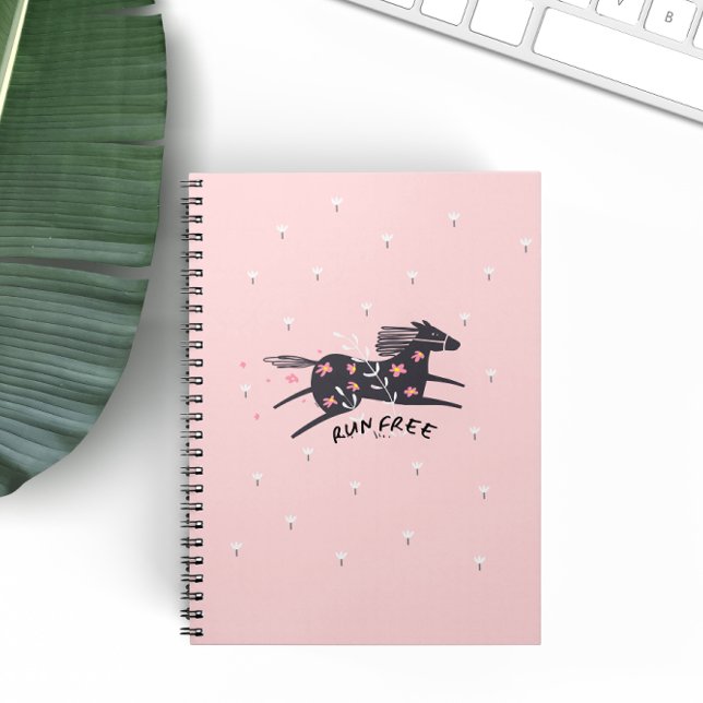 Blush Pink Run Free Christlich Faith Notebook Notizblock (Von Creator hochgeladen)